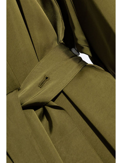 stand-up collar dress